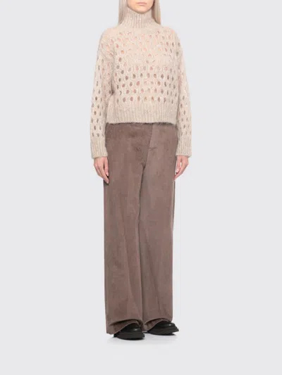 Brunello Cucinelli Sweater  Woman Color Beige In Brown