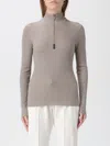 Brunello Cucinelli Turtleneck Sweater In Cashmere Blend In Neutral