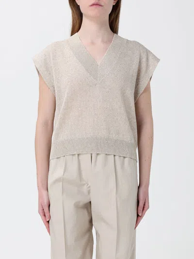 Brunello Cucinelli Sweater Woman  In Neutral