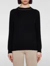 Brunello Cucinelli Sweater  Woman Color Black In Black