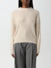 Brunello Cucinelli Sweater  Woman Color Blue 1 In Blau 1