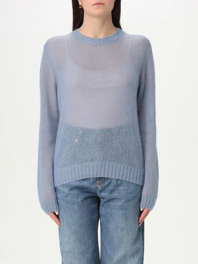 BRUNELLO CUCINELLI SWEATER BRUNELLO CUCINELLI WOMAN COLOR BLUE,G60716009