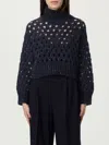 Brunello Cucinelli Sweater  Woman Color Blue In Blue