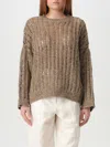 Brunello Cucinelli Sequin-embellished Sweater In Brown