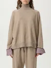 Brunello Cucinelli Turtleneck Sweater In Nude