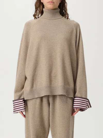 Brunello Cucinelli Maglia  Donna Colore Marrone In Nude