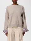 Brunello Cucinelli Sweater  Woman Color Brown In Brown