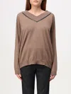 Brunello Cucinelli Sweater  Woman Color Brown In Braun