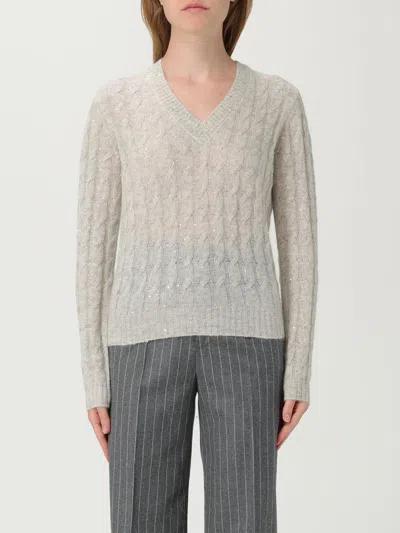 Brunello Cucinelli Sweater  Woman Color Charcoal In Gray