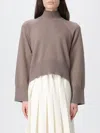 Brunello Cucinelli Sweater  Woman Color Dove Grey In Brown