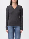 Brunello Cucinelli Sweater  Woman Color Graphite In Blue