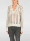 Brunello Cucinelli Sequin Embellished Jumper In Grau 2
