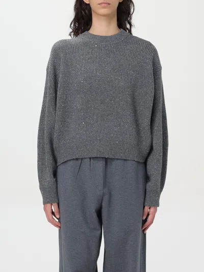 Brunello Cucinelli Sweater  Woman Color Grey In Grey