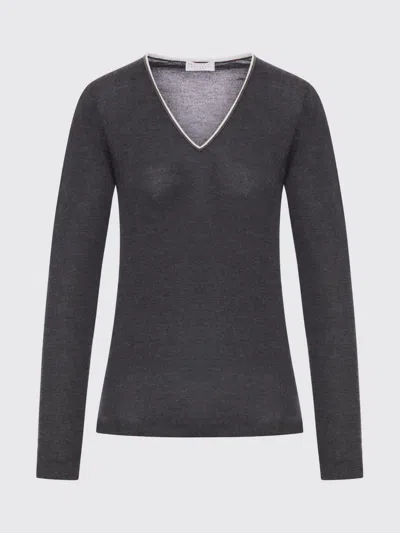 BRUNELLO CUCINELLI SWEATER BRUNELLO CUCINELLI WOMAN COLOR GREY,H34416020