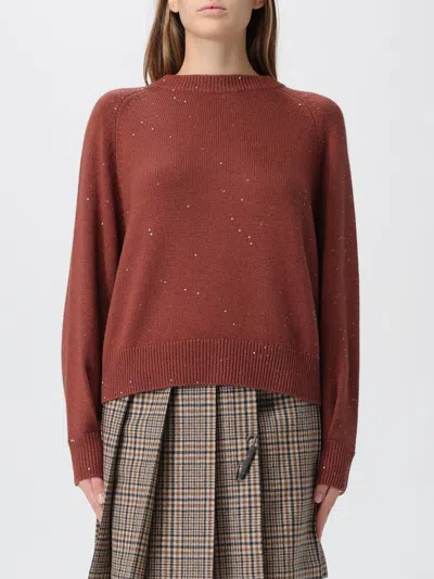 Brunello Cucinelli Sweater  Woman Color Honey In Brown