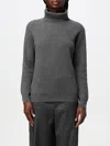 Brunello Cucinelli Sweater  Woman Color Lead In Lead