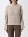 Brunello Cucinelli Sweater  Woman Color Sand In Neutral