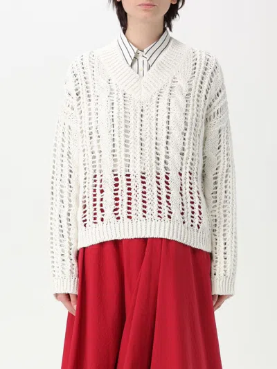Brunello Cucinelli Sweater  Woman Color White