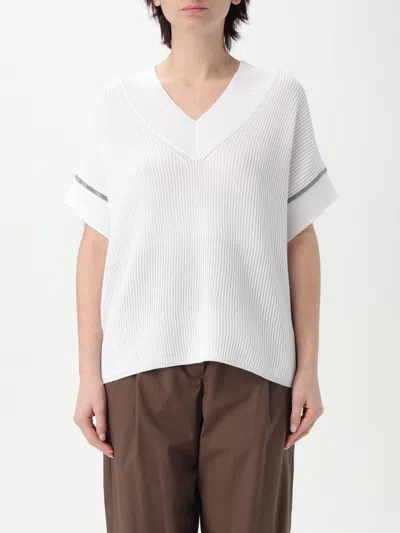 Brunello Cucinelli Sweater  Woman Color White