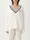 Brunello Cucinelli Sweater  Woman Color White In White