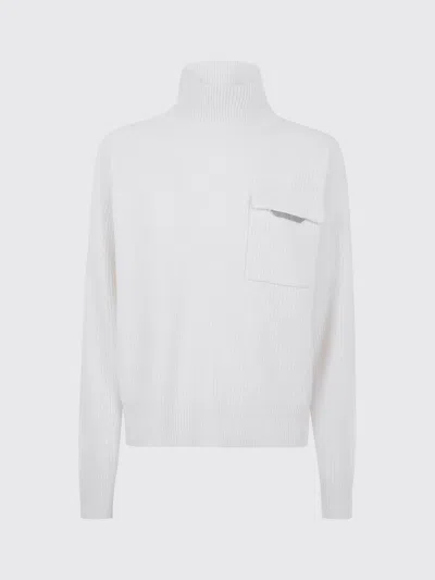 BRUNELLO CUCINELLI SWEATER BRUNELLO CUCINELLI WOMAN COLOR WHITE,H17734001