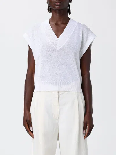 Brunello Cucinelli Sweater Woman  In White