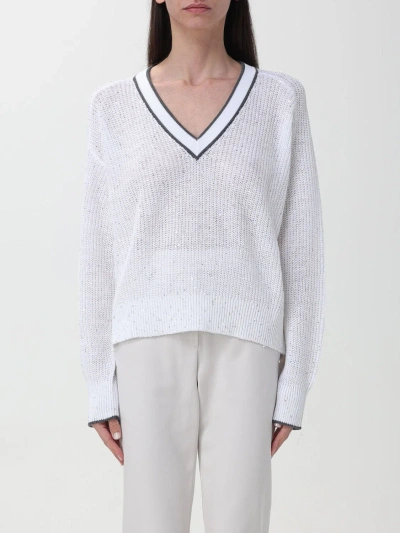 Brunello Cucinelli Sweater  Woman Color White In White