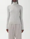 Brunello Cucinelli Cashmere-silk Glitter Turtleneck Sweater In White