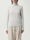 Brunello Cucinelli Sweater  Woman Color White In Gray