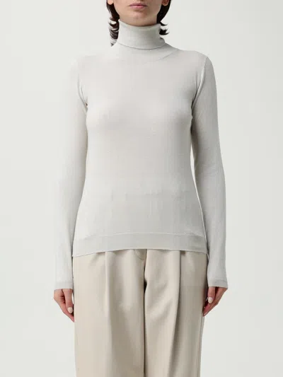 Brunello Cucinelli Sweater  Woman Color White In Gray