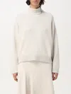 Brunello Cucinelli White Cashmere Turtleneck In Weiss