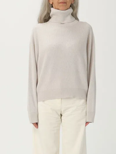 BRUNELLO CUCINELLI SWEATER BRUNELLO CUCINELLI WOMAN COLOR YELLOW CREAM,H15692090
