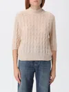 Brunello Cucinelli Sweater  Woman Color Yellow Cream In Neutral