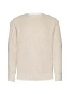 Brunello Cucinelli Cotton Sweater In Corda
