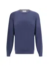 Brunello Cucinelli Wool Crew Neck Sweater In Cqt58