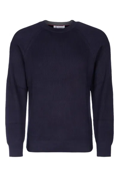 Brunello Cucinelli Jumper  Men In Marine