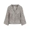 Brunello Cucinelli Braid Cardigan In Gray