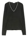 Brunello Cucinelli Sweater In Gray