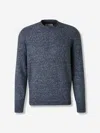 Brunello Cucinelli Alpaca Wool Silk Blend Pullover In Gray
