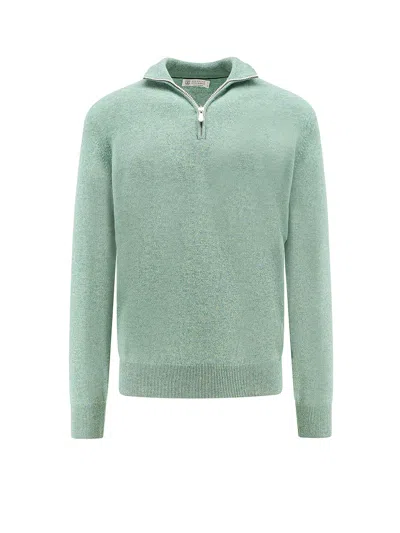 Brunello Cucinelli Sweater In Green