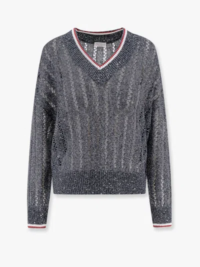 Brunello Cucinelli Sweater In Grey