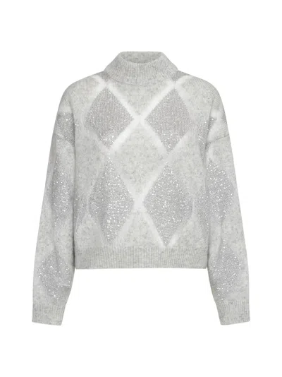 Brunello Cucinelli Sweater In Grey