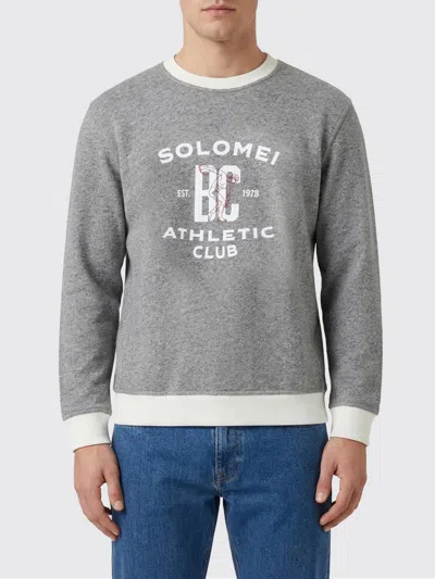 Brunello Cucinelli Logo-embroidered Cotton Sweatshirt In Gray