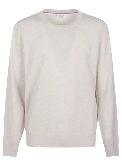 Brunello Cucinelli Sweater Men In Brown