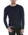 Brunello Cucinelli Long Sleeve Wool Cashmere Sweater In Multi