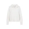 Brunello Cucinelli Wide Collar Ribbed Knit Sweater In White