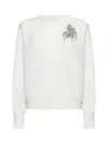 Brunello Cucinelli Cashmere Monili-detail Sweater In White