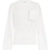 Brunello Cucinelli Sweater With Monili In White