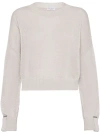 BRUNELLO CUCINELLI SWEATER WITH SHINY DETAILS
