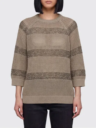 Brunello Cucinelli Sweater Woman  In Gray
